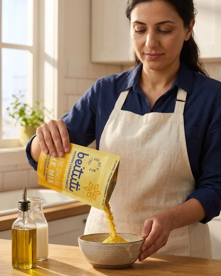 Turmeric Semolina Baking Mix — beituti